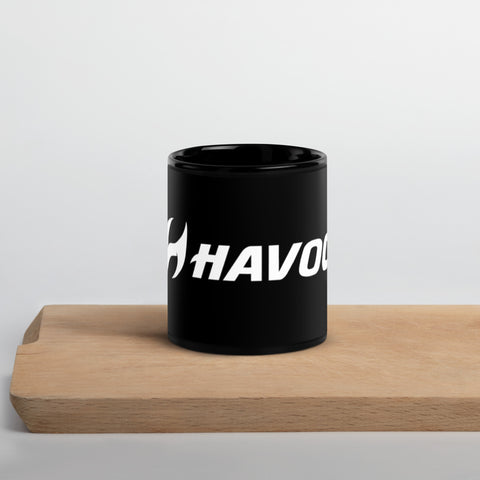 HAVOC Black Glossy Mug