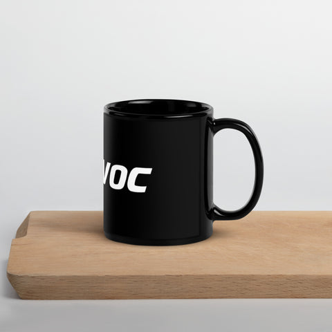 HAVOC Black Glossy Mug