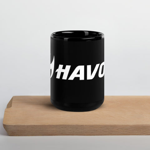 HAVOC Black Glossy Mug