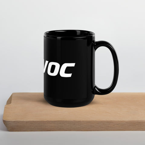 HAVOC Black Glossy Mug