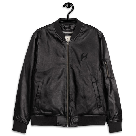 HAVOC Leather Bomber Jacket