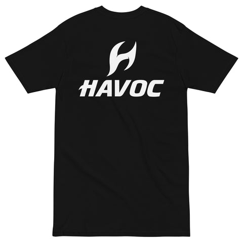 HAVOC "White" Men’s Premium Heavyweight Tee