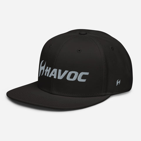 HAVOC Black Snapback Hat