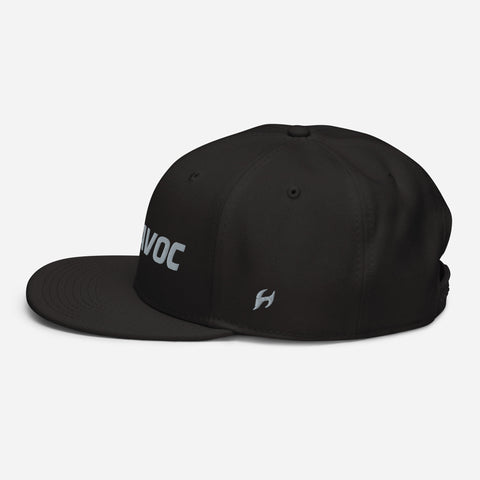 HAVOC Black Snapback Hat